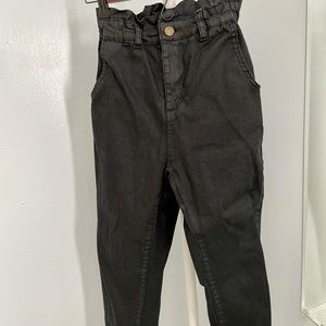 Zara paperbag high waisted jeans